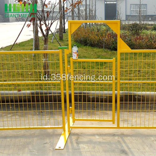 kualitas tinggi yang kuat pagar sementara brace galvanis